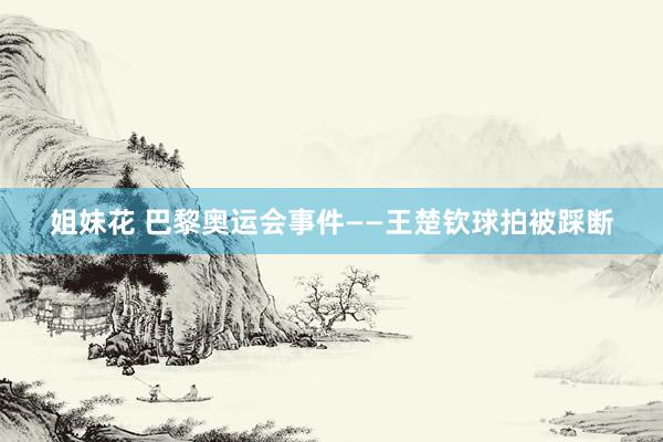 姐妹花 巴黎奥运会事件——王楚钦球拍被踩断