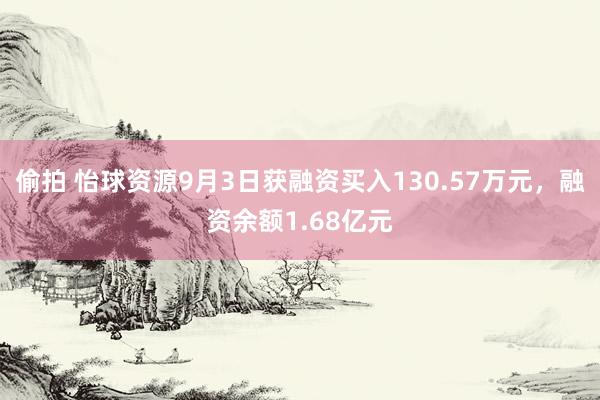 偷拍 怡球资源9月3日获融资买入130.57万元，融资余额1.68亿元